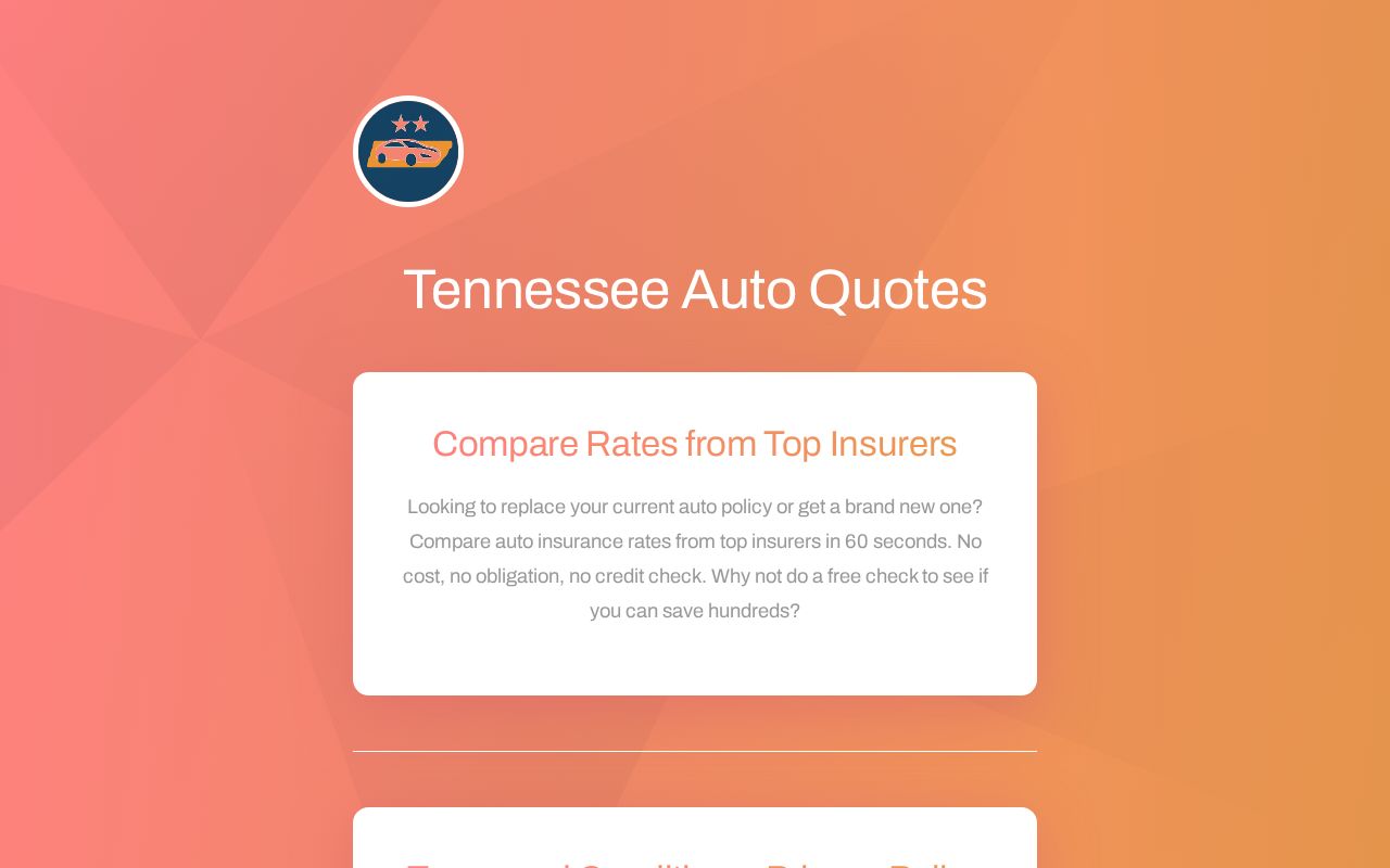 Tennessee Auto Insurance Quotes